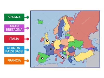 Geografia - test europa