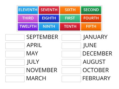 ORDINAL NUMBERS