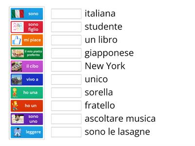 ABBINIAMO! concordanze e lessico