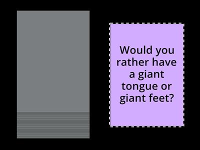 Gross “Would You Rather?” Questions