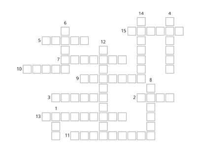 Graad 5 Crossword 