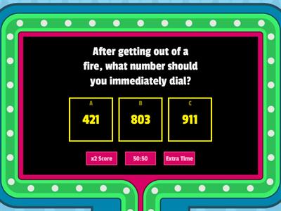 Fire Saftey Quiz