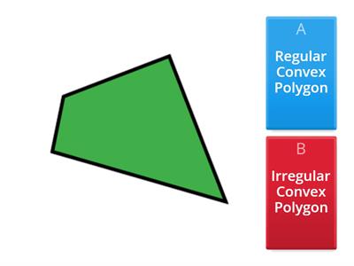 Regular and Irregular or Concave and Convex Polygons