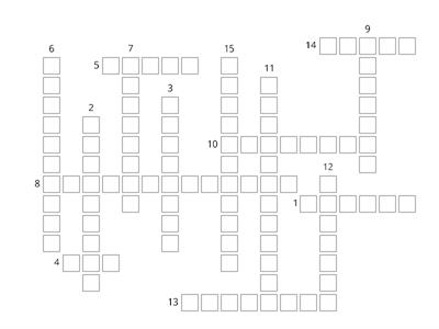 Making Headway Page 163 Vocabulary - Crossword Puzzle
