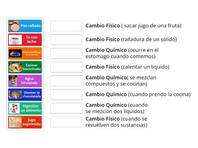 Cambio Físicos y  Químicos 2