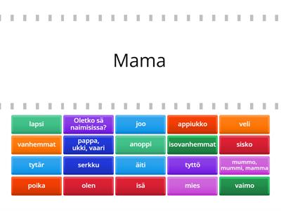 Perhe (Gimara) suomi-saksa