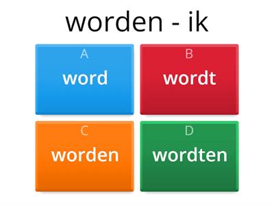Nederlandse werkwoorden tegenwoordige tijd d en t
