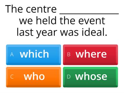 RELATIVE PRONOUNS