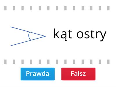 Rozpoznawanie kątów.