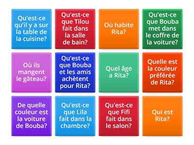 L'anniversaire de Rita: questions-réponses