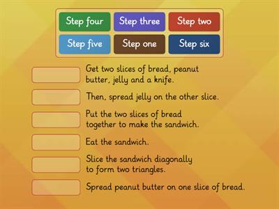 Sequencing: Peanut Butter and Jelly Sandwich