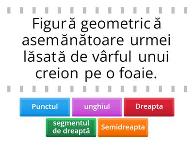  Punct. Dreapta. Plan. Semidreapta. Unghiul