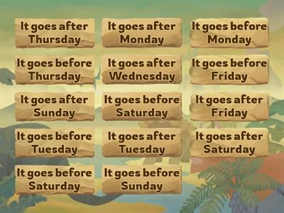 Days of the week