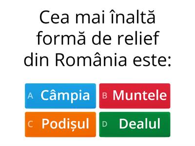 Relieful României-caracteristici generale