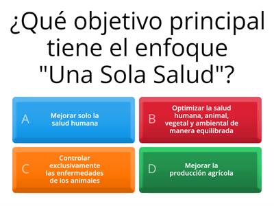 Actividad Evaluativa "Una Sola Salud"