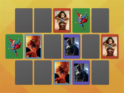 Superhero Memory Game with a Twist