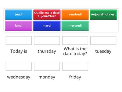 Days of the week