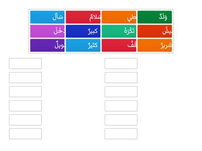 الكلمة والتضاد  ليلى الخضراء 