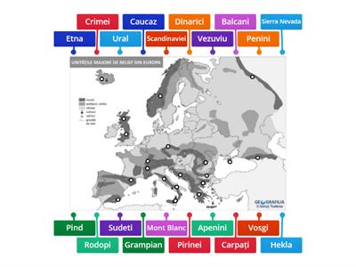 Unități de relief - Europa1