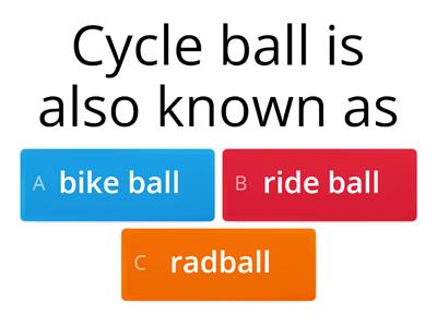 Cycle ball