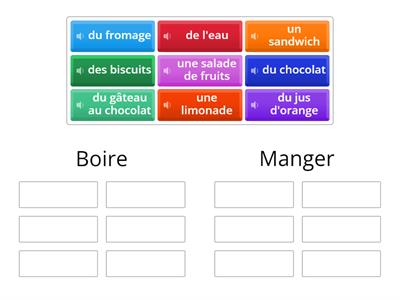 Boire ou manger?