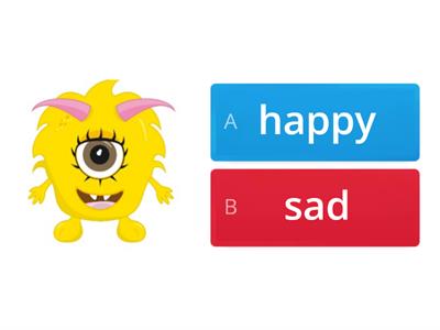 Monsters happy sad