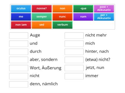 prima Lektion 6 Wiederholungswörter-II