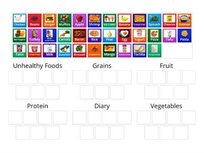 Food Groups - Matching