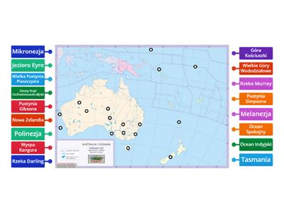 Australia i Oceania na mapie