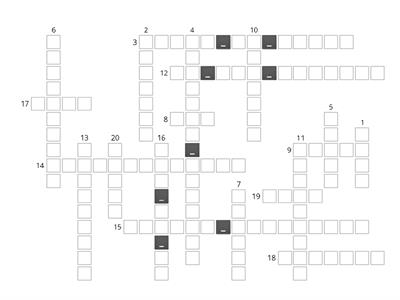 MODULE 4D - crossword