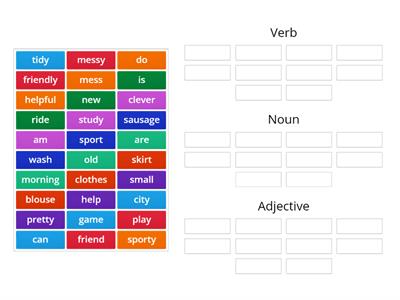 GG2 0.1-0.5 revision: nouns, verbs, adjectives