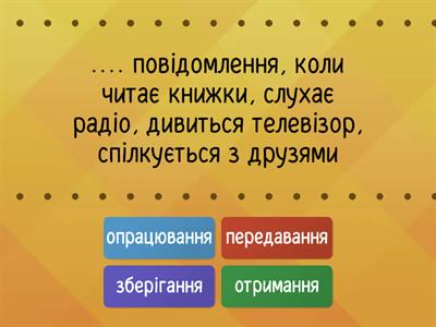 Інформаційні процеси