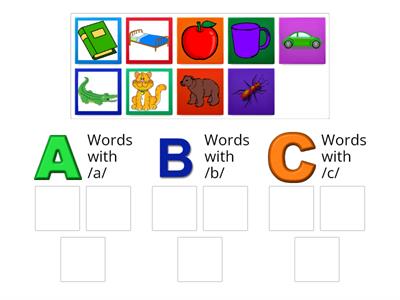  Jolly phonics review /A/ - /B/ - /C/