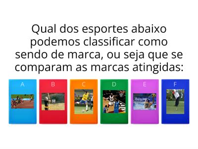 Esporte de Marca e PRECISÃO - 1º e 2º anos