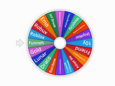 Roblox Random Wheel