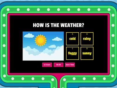 WHAT'S THE WEATHER LIKE?