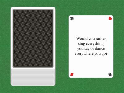 Would You Rather? Game Board