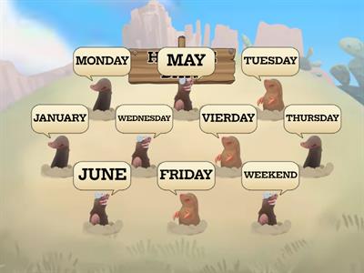  DAYS OF THE WEEK 