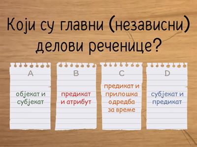  Служба речи у реченици