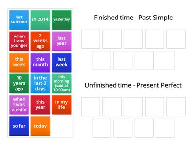 Present Perfect vs Past Simple