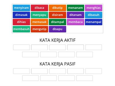 Kata Kerja Aktif Dan Pasif