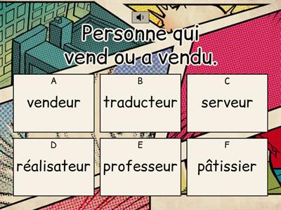 les professions