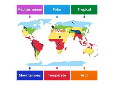 Climate Zones - Year 6