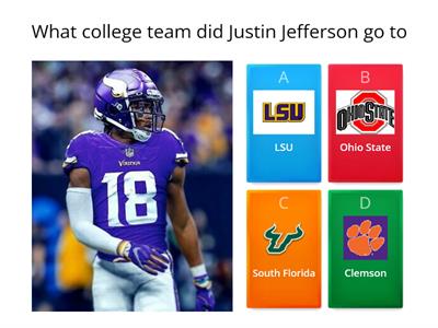 NFL college Quiz