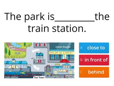 Prepositions of places 5th