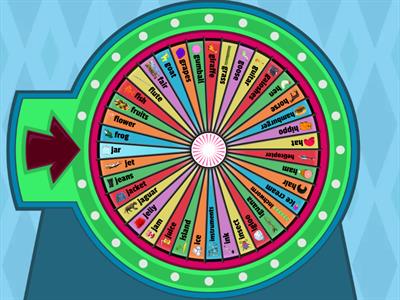Interactive ABC's: Word Spin F-J
