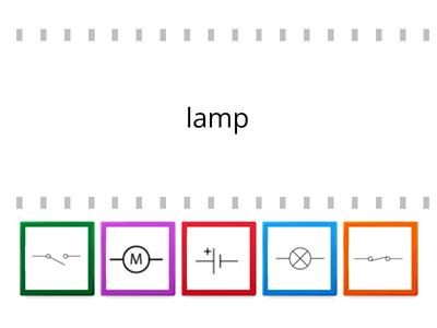 Circuit Symbol Match Up Grade-6 