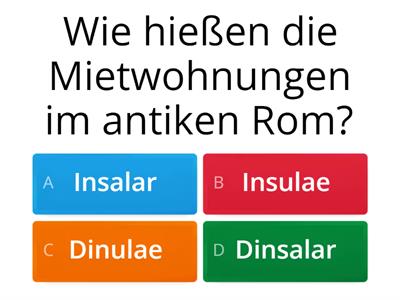 Wohnen im antiken Rom