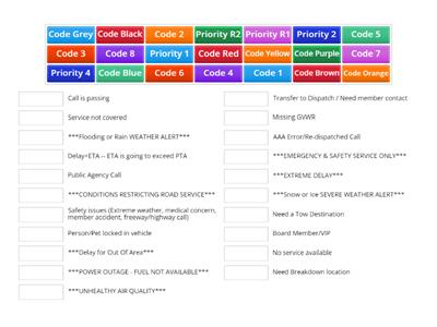 Codes Quiz