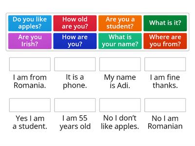 English Questions & Answers